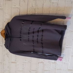 Under Armour Gray and Purple Cowlneck/hoodie sweatshirt